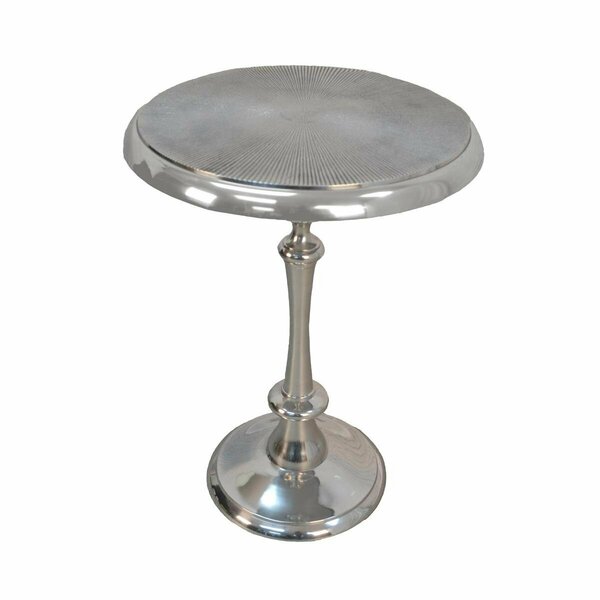 Guest Room Ashley Metal Accent Table - Aluminum -25 x 18.5 x 18.5 in. GU2549223